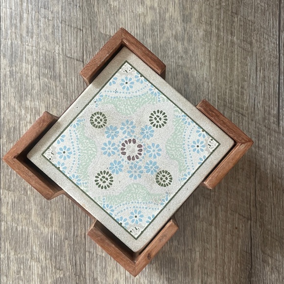 •| soapstone coaster set - Picture 2 of 11